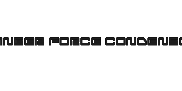 Ranger Force Condensed Logo