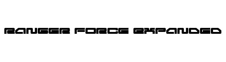 Ranger Force Expanded  Скачать бесплатные шрифты