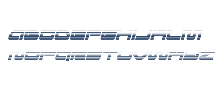 Ranger Force Gradient Italic Lowercase