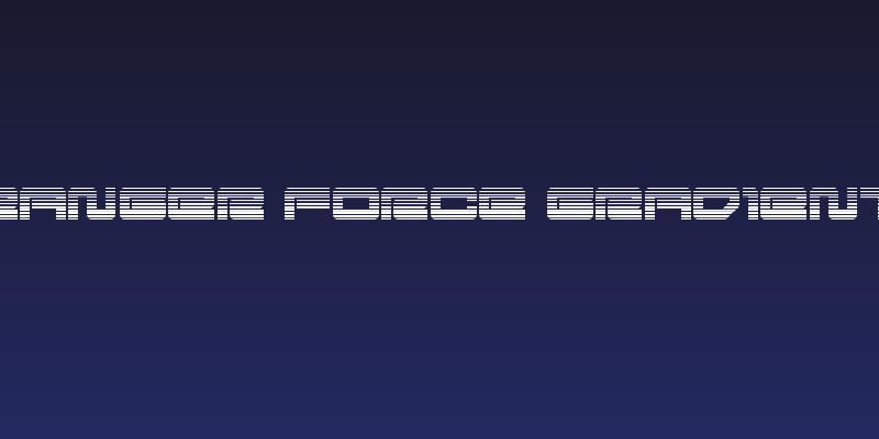 Ranger Force Gradient Social Header