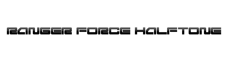 Ranger Force Halftone  les polices de caractères gratuit tlcharger