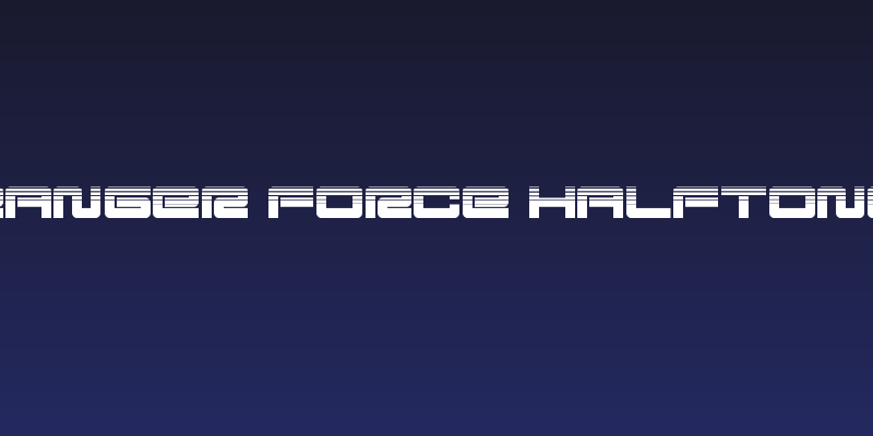 Ranger Force Halftone Social Header