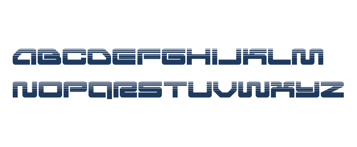 Ranger Force Halftone Lowercase