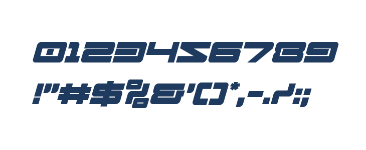 Ranger Force Italic Other Characters