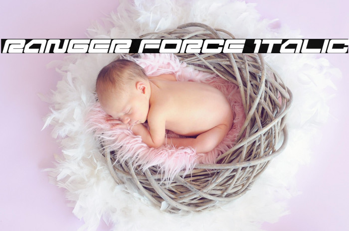 Ranger Force Italic Example 3