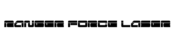 Ranger Force Laser  les polices de caractères gratuit tlcharger