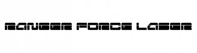 Ranger Force Laser  नि: शुल्क फ़ॉन्ट्स डाउनलोड