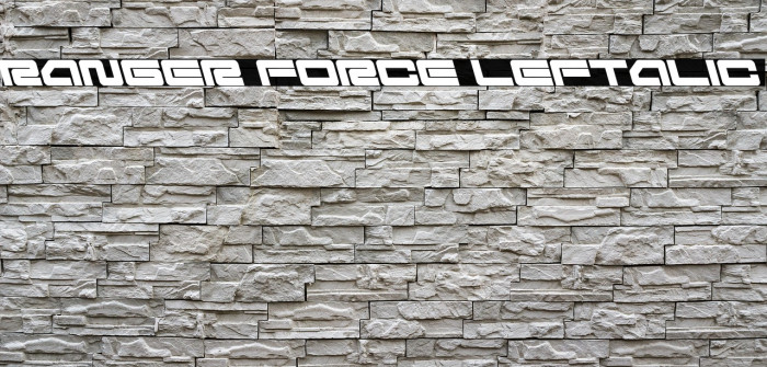 Ranger Force Leftalic Example 2