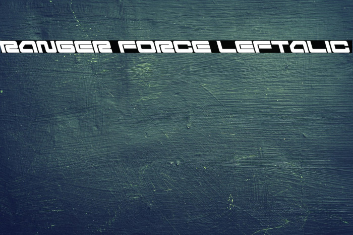 Ranger Force Leftalic Example 3