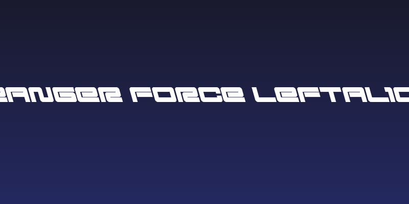 Ranger Force Leftalic Social Header