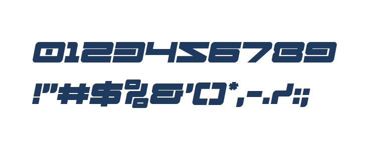 Ranger Force Semi-Italic Other Characters