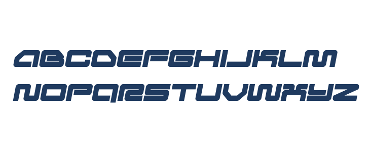 Ranger Force Semi-Italic Lowercase