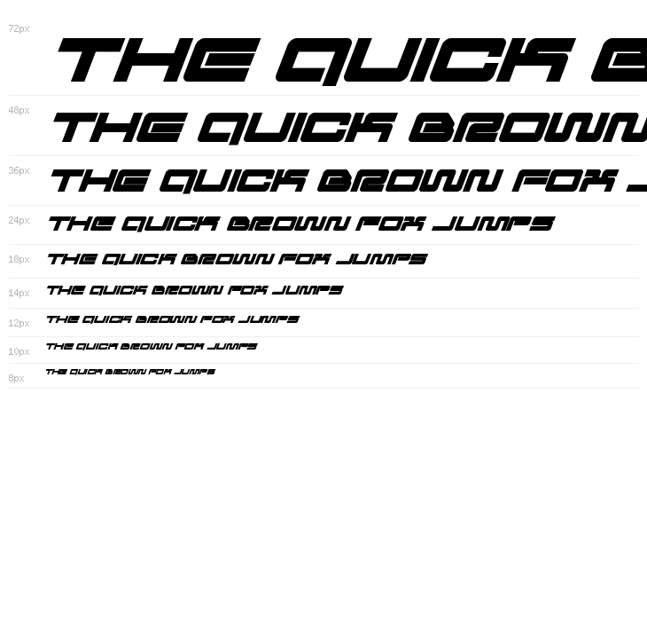 Ranger Force Super-Italic Waterfall