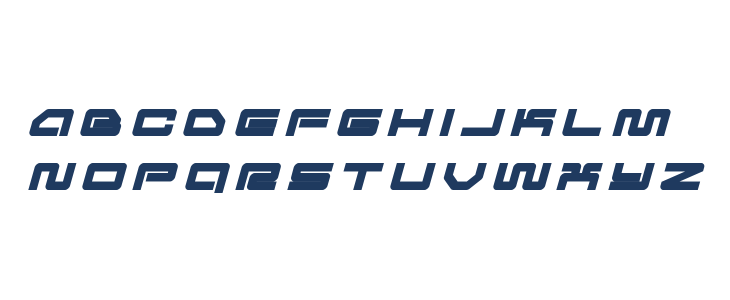 Ranger Force Title Italic Lowercase