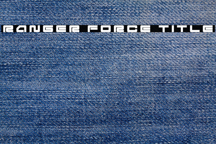 Ranger Force Title Example 1