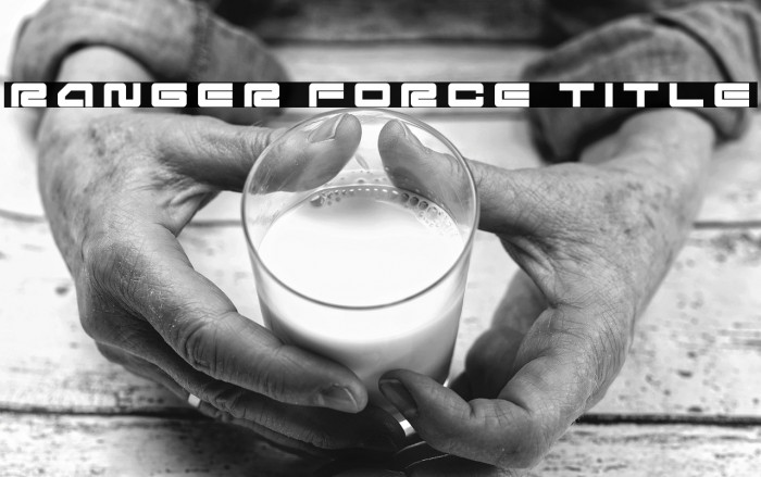 Ranger Force Title Example 3