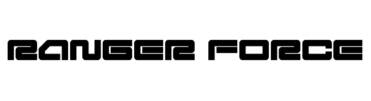 Ranger Force  नि: शुल्क फ़ॉन्ट्स डाउनलोड