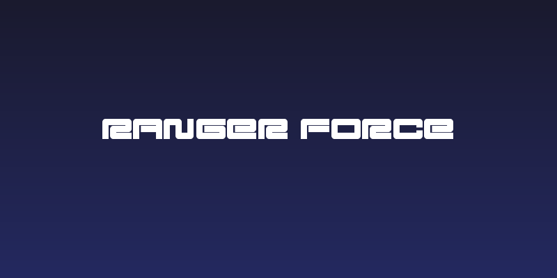 Ranger Force Social Header