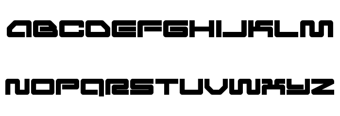 Ranger Force Font LOWERCASE