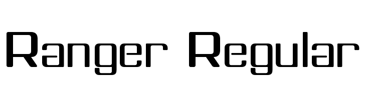 Ranger Regular  नि: शुल्क फ़ॉन्ट्स डाउनलोड