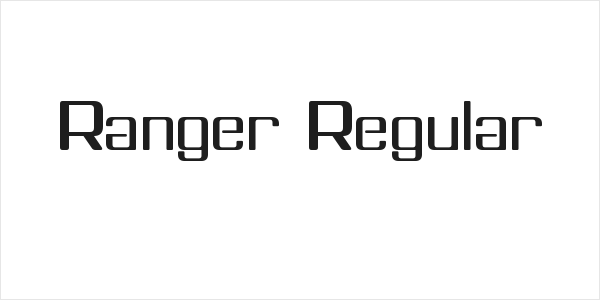 Ranger Regular Logo