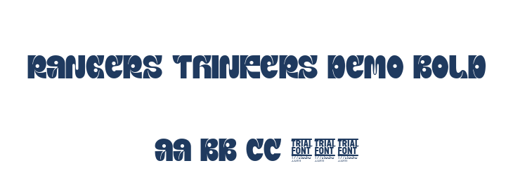 Rangers Thinkers Demo Bold Font Preview