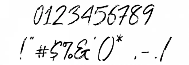 Ranget Font OTHER CHARS