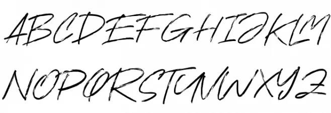 Ranget Font Litere mari