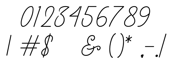 RanggaScript Font OTHER CHARS
