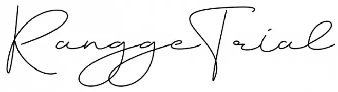 Rangge Trial  नि: शुल्क फ़ॉन्ट्स डाउनलोड