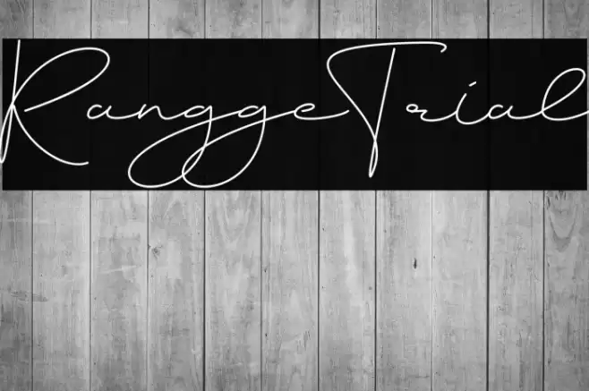 Rangge Trial Caratteri examples