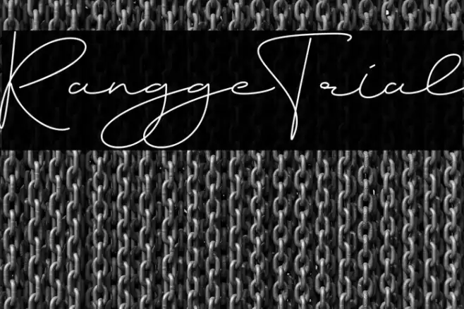 Rangge Trial Caratteri examples