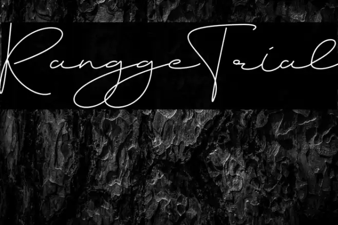 Rangge Trial Caratteri examples