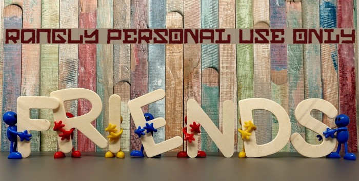 Rangly PERSONAL USE ONLY Font examples
