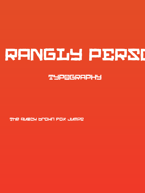 Rangly PERSONAL USE ONLY Poster