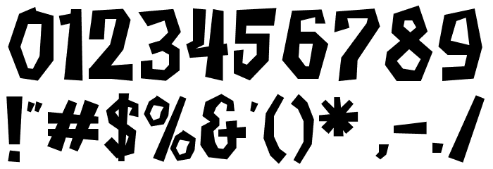 Rango Plot Font OTHER CHARS