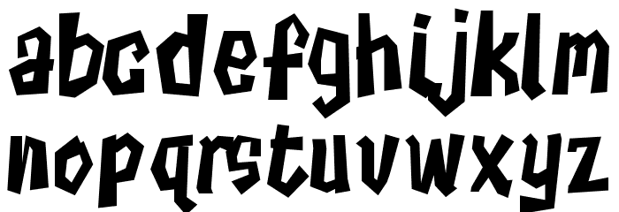 Rango Plot Font LOWERCASE