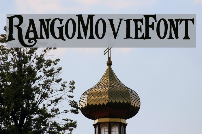 RangoMovieFont Font examples