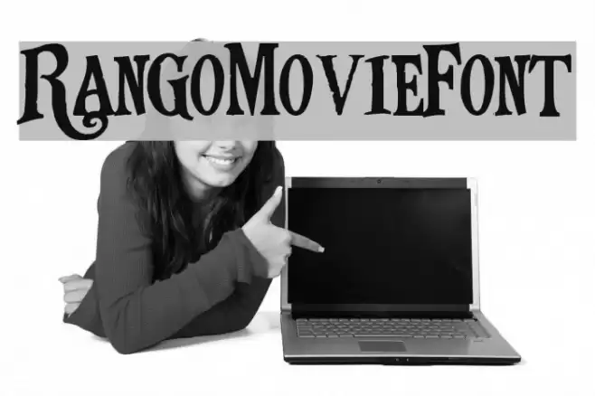 RangoMovieFont Fuentes examples