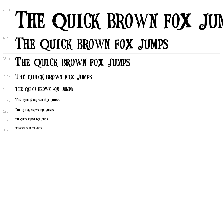 RangoMovieFont Waterfall