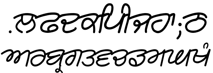 Rangsaaz cursive rimington Font LOWERCASE