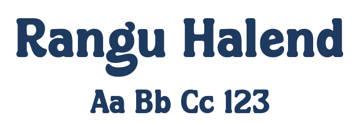Rangu Halend Font Preview