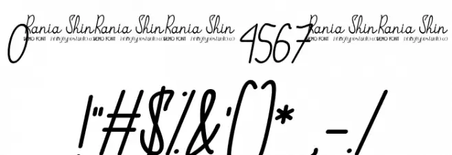 Rania Shin Caratteri ALTRI CARATTERI