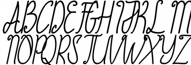 Rania Shin Caratteri MAIUSCOLE