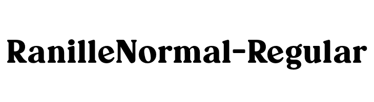 Ranille Normal-Regular  font caratteri gratis