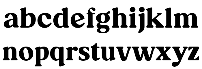 Ranille Normal-Regular Font LOWERCASE