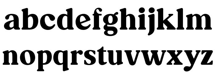 Ranille Normal-Regular Font LOWERCASE