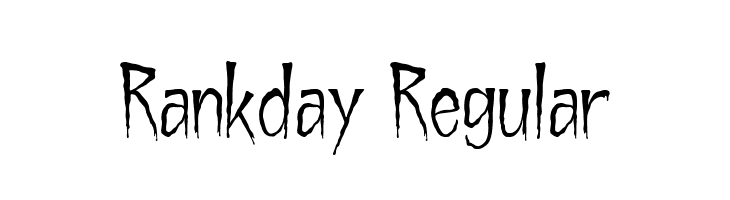 Rankday Regular  Free Fonts Download