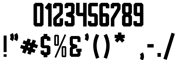 Rankerton Font OTHER CHARS