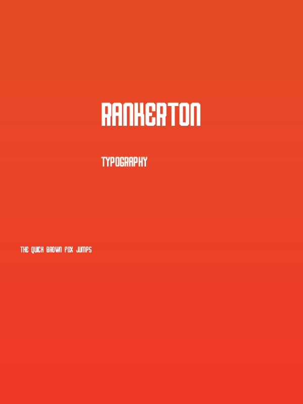 Rankerton Poster